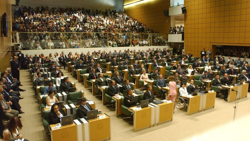 Plenário da Assembleia Legislativa de São Paulo Plenário Alesp - Entenda como são eleitos os deputados estaduais e federais - Imagem: Reprodução / Alesp