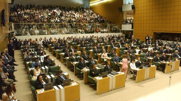 Plenário da Assembleia Legislativa de São Paulo Plenário Alesp - Entenda como são eleitos os deputados estaduais e federais - Imagem: Reprodução / Alesp