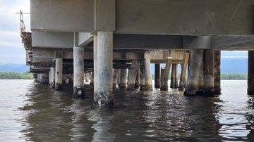 Obra deve ser totalmente concluída até o fim de julho Ponte dos Barreiros - Divulgação