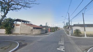 Imagem ilustrativa via Google Maps de ruas do bairro Jardim Melvi, em Praia Grande, onde a tentativa de sequestro aconteceu Bairro Jardim Melvi Ruas do bairro Jardim Melvi, em Praia Grande - Reprodução/Google Maps