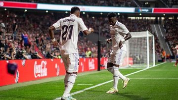 Vinícius Júnior após vitória do Real Madrid escreveu nas redes sociais: "Dance onde quiser" Após caso de racismo, Real vence Atlético de Madrid com baile de Rodrygo e Vinicius Junior rodrygo e vini jr - Foto: Instagram/Vini Jr.