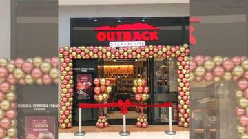 Inauguração aconteceu nesta segunda-feira (11), no Litoral Plaza Shopping Praia Grande já tem um Outback para chamar de seu Fachada da unidade de Praia Grande do Outback - Reprodução/Instagram Litoral Plaza Shopping