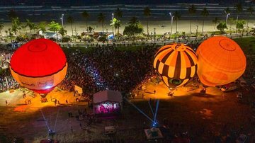Festa mais colorida de Guarujá com balões será realizada no dia 27 de agosto na Praça Horácio Lafer Festival Internacional de Balonismo Balões coloridos em um festival - Sambaqui Comunicação e Eventos