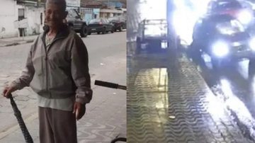 Josué deixa a esposa, quatro filhas e um neto; informações sobre seu enterro e velório não foram divulgadas Carrinheiro morto Carrinheiro sorridente de um lado e o atropelamento ao lado direito - Reprodução