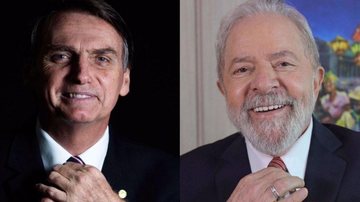 Situação configura empate técnico quase no limite da margem de erro Bolsonaro x Lula - Divulgação