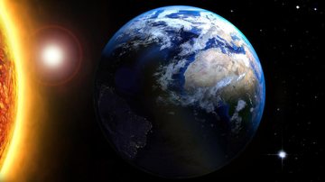 Durante o fenômeno, o sol atinge a região equatorial da Terra com mais força Equinócio de Primavera: entenda o fenômeno que marca o fim do inverno e o inicio da primavera Planeta Terra e sol - Reprodução