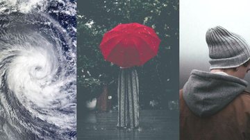 Mesmo com a formação de um novo ciclone extratropical, esta semana o alerta fica mais por conta da chuva e do frio no sul, centro-oeste e sudeste do Brasil Alerta: Semana promete novo ciclone, chuva e frio polar no Brasil Imagens de ciclone por satélite, m - Imagens de Pixabay e Unsplash
