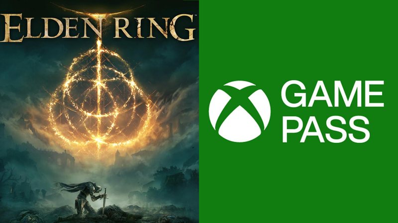 Elden Ring, GTA V, Soul Hackers 2 e Resident Evil Village aparecem com a logo do serviço - Reprodução/Internet