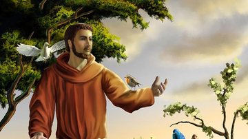 Hoje é comemorado o Dia de São Francisco de Assis, padroeiro dos animais Hoje é Dia de São Francisco de Assis, padroeiro dos animais; veja história e oração são francisco de assis com animais - Foto: Divulgação