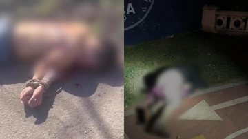 Corpo de jovem encontrado em rodovia, em Guarujá e corpo de policial civil encontrado em ciclovia de Santos capa capa - Mortos a tiros com membros amarrados seguem aparecendo no litoral de SP: Já são 14 cadáveres em 58 dias Corpo de jovem encontrado em rod - Imagem: Reprodução