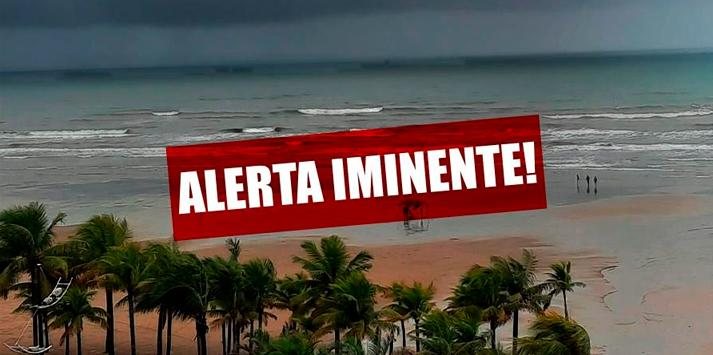 Previsão do tempo para o litoral de São Paulo é de chuva, ventos e frio nos próximos dias Tempo no litoral - Divulgação