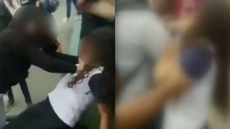 Confusão de pais na saída de escola termina na delegacia