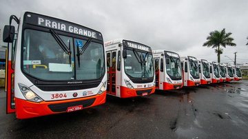 40 novos ônibus são incorporados à frota de transporte coletivo - Divulgação/PMPG