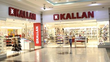 Endereço completo ainda não foi divulgado; empresa afirmou que será no Centro de Bertioga Kallan Imagem da fachada da loja Kallan do shopping Brisamar - Imagem Ilustrativa