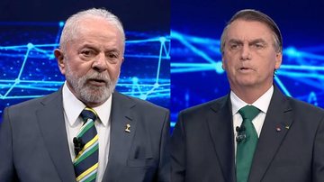 Pesquisa já reflete o debate da Band, ocorrido no último domingo (16) Confira a nova pesquisa Datafolha para presidente da República Lula e Bolsonaro no debate da Band - Reprodução/Youtube