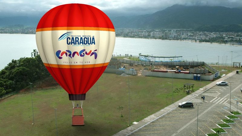 Caraguatatuba terá voo cativo de balão neste domingo - Foto: Prefeitura de Caraguatatuba