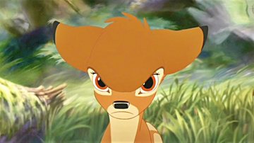 "Bambi será uma máquina de matar cruel que espreita no deserto. Prepare-se para Bambi na raiva!”, bradou comentarista " Bambi será uma máquina de matar cruel que espreita no deserto. Prepare-se para Bambi na raiva!”, bradou comentarista - Reprodução/ Disney Studios
