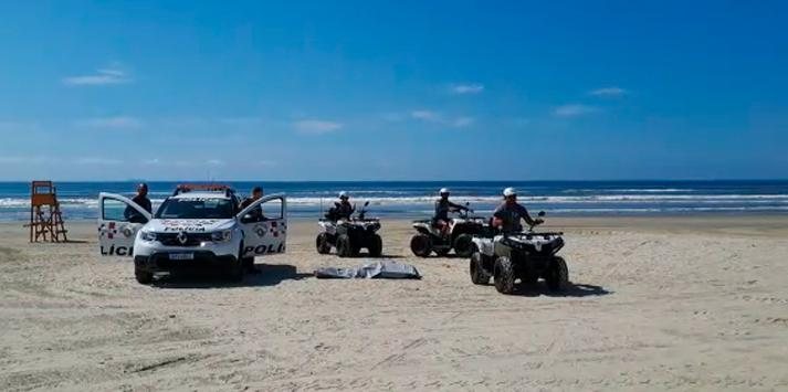 Vítima foi ao mar após o trabalho mas não voltou para casa Corpo encontrado - Foto: Praia Grande Mil Grau