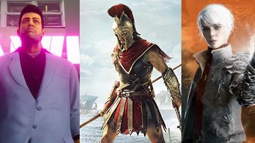 GTA Vice City, Assassin's Creed Odyssey e The Medium são alguns dos jogos que entraram para o catálogo da PS Plus - Reprodução/Internet