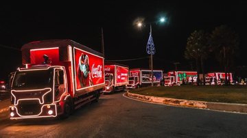 Quatro cidades da Baixada Santista vão receber o encanto natalino promovido pela Coca-Cola Caravana de Natal da Coca-Cola vai passar por quatro cidades da Baixada Santista Caravana de Natal da Coca-Cola - Divulgação