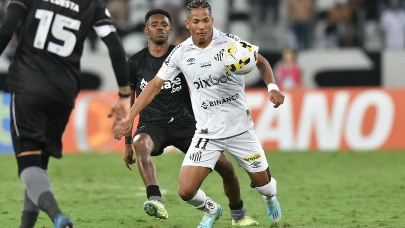 Imagem Santos perde para o Botafogo