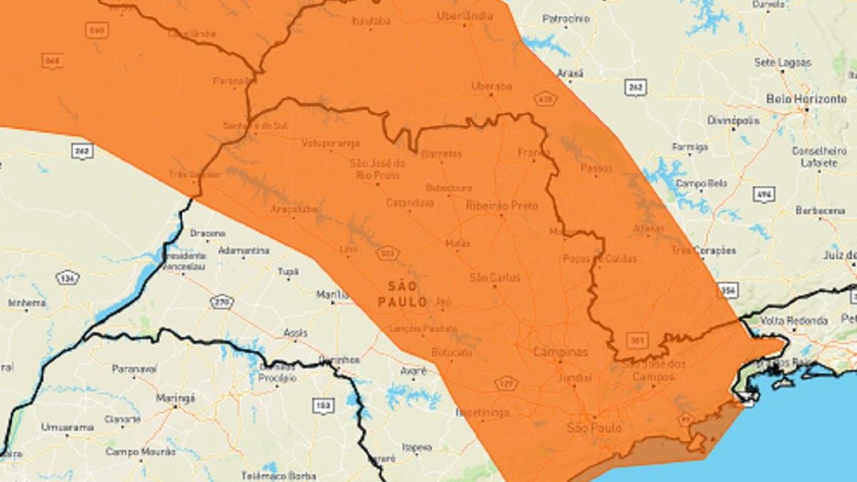 Inmet Emite Alerta Laranja Para Tempestades No Estado De SP Nesta ...