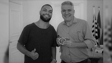 Tricampeão mundial de parajiu-jitsu, Thaynã, era morador do Pae Cará e foi vítima de atentado em Praia Grande Atentado em Praia Grande - Divulgação PMG