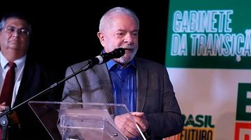 Petista convocou uma coletiva de imprensa uma hora antes do jogo do Brasil Lula gabinete da transição - Reprodução