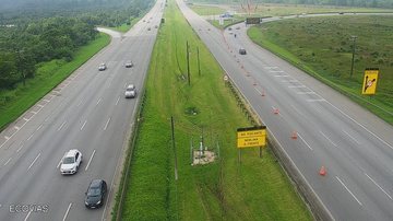 Km 40 da rodovia dos Imigrantes na manhã de hoje Rodovias Anchieta e Imigrantes fluem bem na primeira manhã de 2023 Rodovia fluindo bem - Imagem: Divulgação / Ecovias