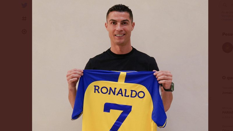 Cristiano agora é o jogador mais bem pago do mundo, passando a frente de Mbappé - Reprodução/Internet