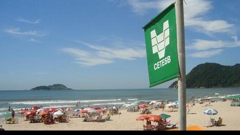 Será que a praia que você deseja ir neste fim de semana está com bandeira verde? Será que vai da praia? Confira como anda a balneabilidade na Baixada Santista Praia com Bandeira Verde da Cetesb - Cetesb