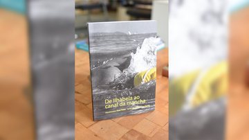 Redigido em formato de diário, o livro proporciona uma leitura fácil e fluida Nadador de Ilhabela lança livro contando a experiência de atravessar o Canal da Mancha livro - Foto: Divulgação/PMI