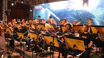 Apresentação da Orquestra aconteceu nos Arcos do Valongo Festival Geek de Santo começa com orquestra e "clássicos geek" Orquestra Sinfônica de Santos - Prefeitura de Santos