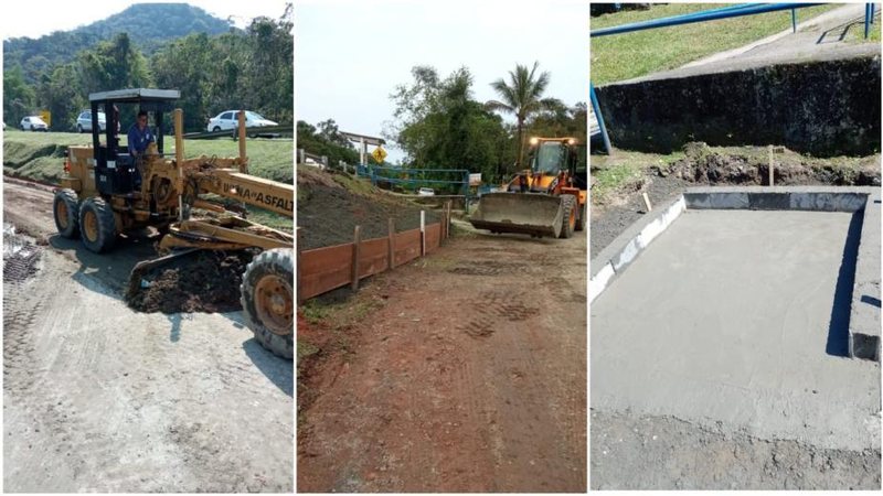 Trabalhos foram concluídos no fim da última semana, após quase um mês de intervenções Rua do bairro Caruara, em Santos, recebe melhorias para segurança do trânsito Imagens das obras em via do bairro Caruara, em Santos - Divulgação/Prefeitura de Santos