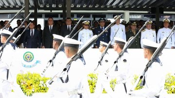 Bolsonaro não discursou, mas uma mensagem dele foi lida pelo cerimonial dia do marinheiro bolsonaro - Clauber Cleber Caetano/PR/Direitos Reservados
