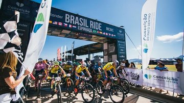 A prova faz parte do calendário mundial da UCI - União Ciclística Internacional  Ciclistas na largada da Brasil Ride - Divulgação/Brasil Ride