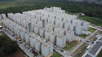 Das 1.500 moradias, foram entregues 600 apartamentos - Reprodução/TV Cultura Litoral