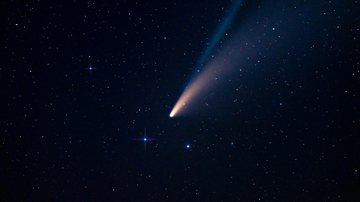 Cometa é visível de Cananéia até Ubatuba Cometa E3 está visível no céu do litoral de SP até dia 15 de fevereiro Cometa - Imagem ilustrativa/Unsplash