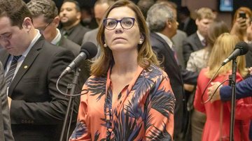 Parlamentar defende que, na prática, o decreto do governo federal invade a competência do Legislativo  Deputada Rosana Valle no plenário - Fiamini - Soluções Integradas em Comunicação