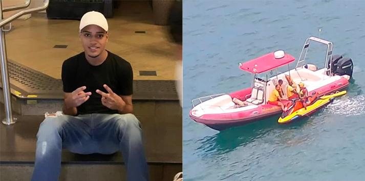 Jovem da Zona Norte de SP foi surpreendido por uma correnteza e ficou desaparecido no mar por 4 dias Morte por afogamento - Reprodução