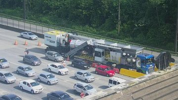 A descida é feita pela pista sul da Rodovia Anchieta. Já a subida da serra acontece pelas pistas norte e sul da Rodovia dos Imigrantes e pista norte da via Anchieta - Reprodução/Internet
