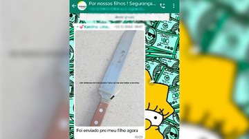 Supostas ameaças viralizaram nas redes sociais Ameaças nas escolas - Reprodução