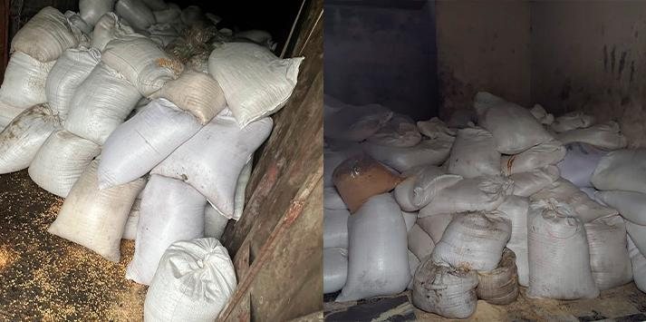 Polícia Civil recuperou cerca de 15 toneladas de produtos subtraídos de trêm Roubo de carga em Cubatão - Divulgação Polícia Civil