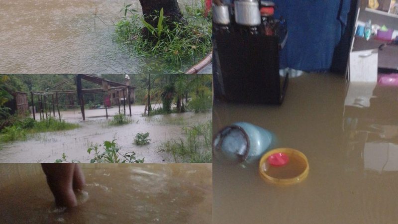 Aldeia localizada em Bertioga é castigada pela chuva - Portal Costa Norte