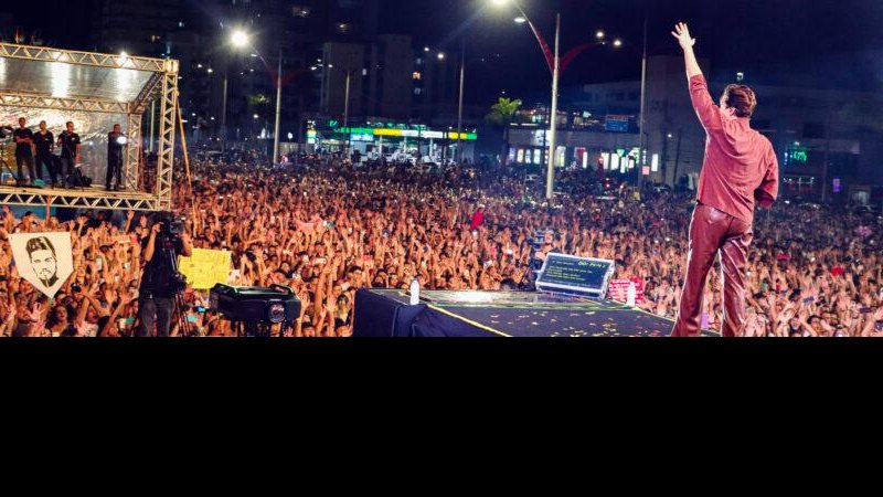 show principal fez parte da turnê Luan City, recentemente lançada pelo cantor sertanejo Caraguatatuba - Divulgação
