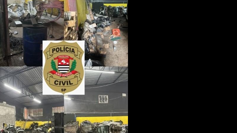 Imagem Polícia Civil descobre desmanche ilegal em Itaquaquecetuba