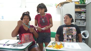 Os indígenas de Paranapuã têm carteira de artesão; venda de artesanato é fonte de renda nas reservas - Divulgação/Prefeitura de SV