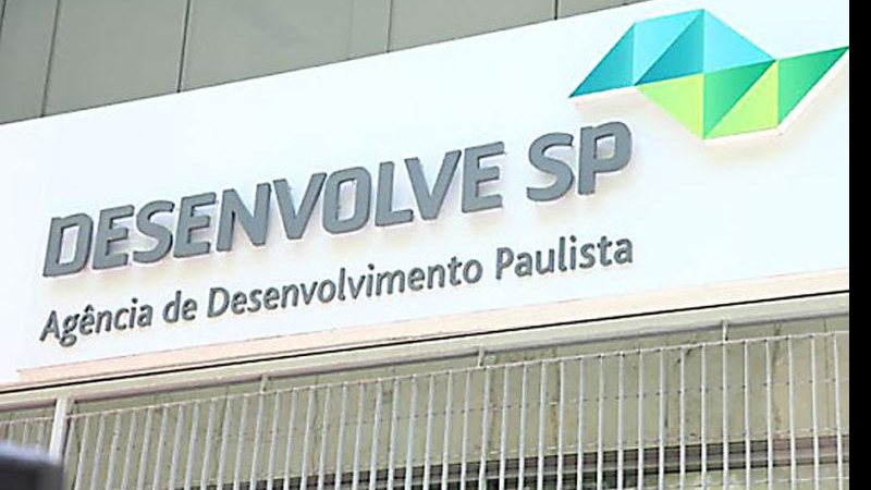 A média dos pedidos das pessoas ao Desenvolve SP é de R$ 171,2 mil Desenvolve SP Desenvolve SP escrito junto com 'Agência de Desenvolvimento Paulista' na frente de um imóvel - Divulgação