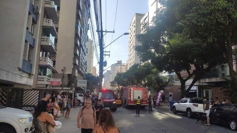 A causa do incêndio ainda não foi descoberta - Reprodução/Pedro Henrique Fonseca
