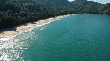 Praia Grande do Bonete, em Ubatuba Turista desaparece na Praia Grande do Bonete, em Ubatuba PRAIa - Foto: Curiosidades de Ubatuba